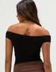 TILLYS Womens Off The Shoulder Butter Soft Top image number 4