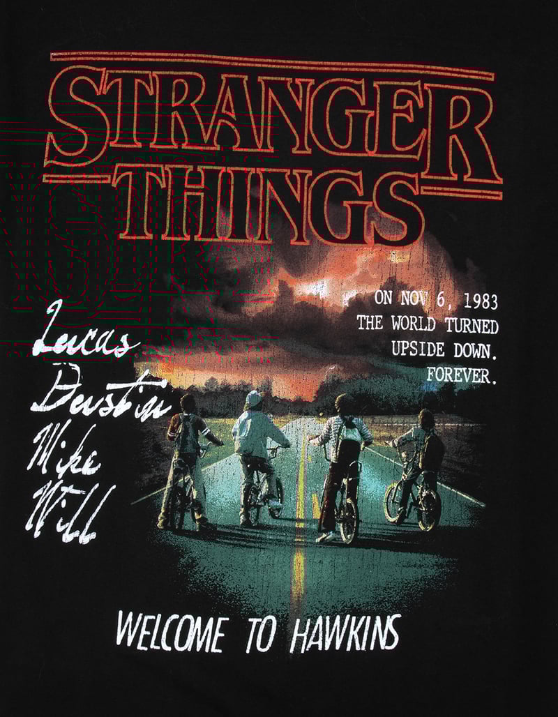 STRANGER THINGS Poster Mens Tee image number 1