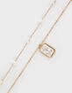 FULL TILT Layered Pearl/Rose Necklace image number 2