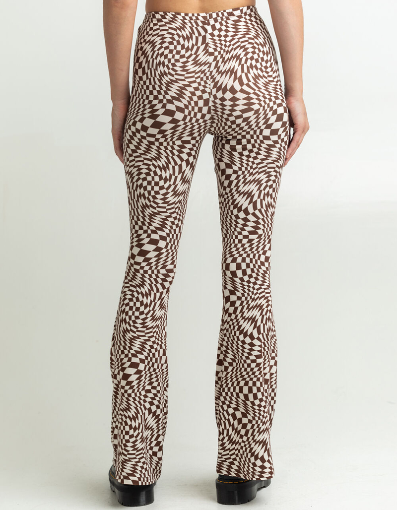 RSQ Womens Print Flare Pants image number 3