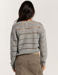RSQ Womens Open Stitch Cropped Sweater image number 4