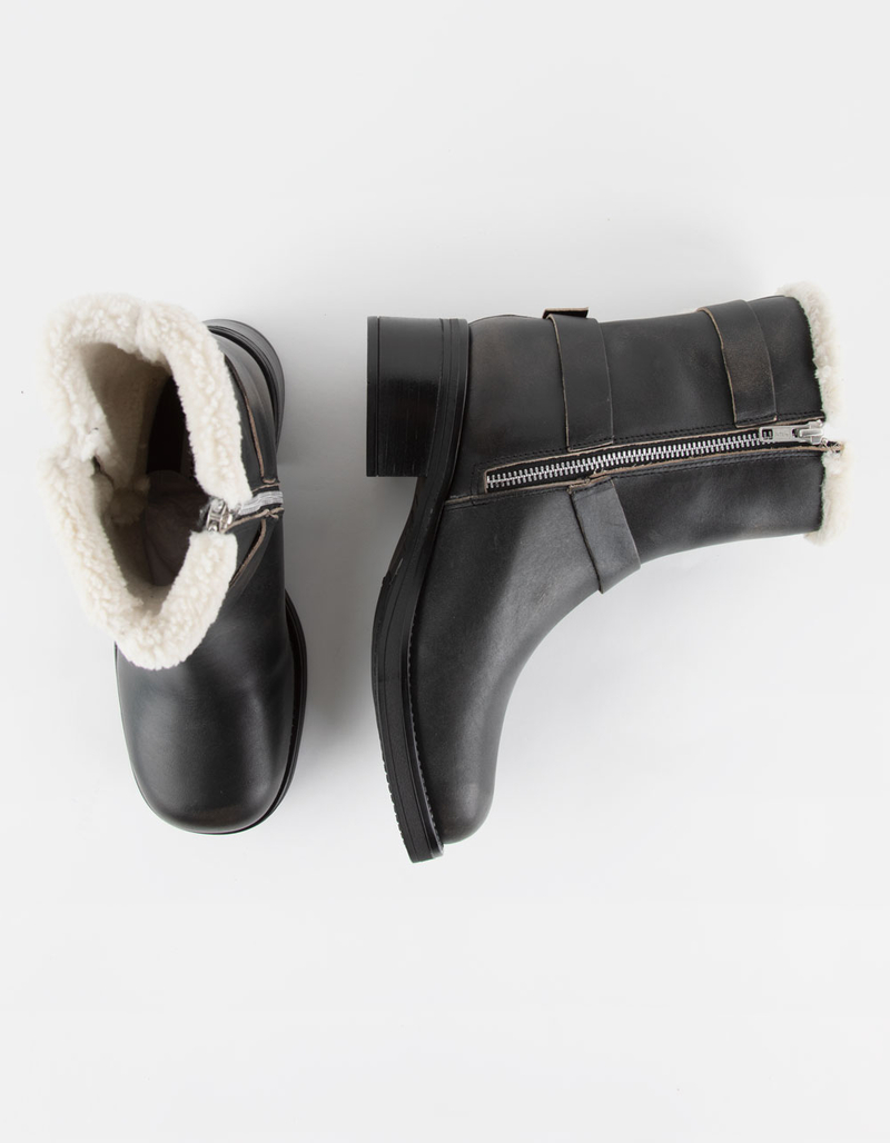 STEVE MADDEN Brixton Ankle Moto Womens Booties image number 4