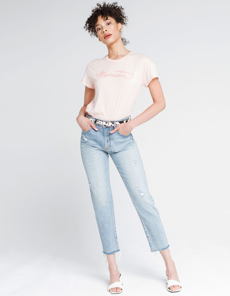 DAZE High Rise Straight Leg Womens Jeans image number 0