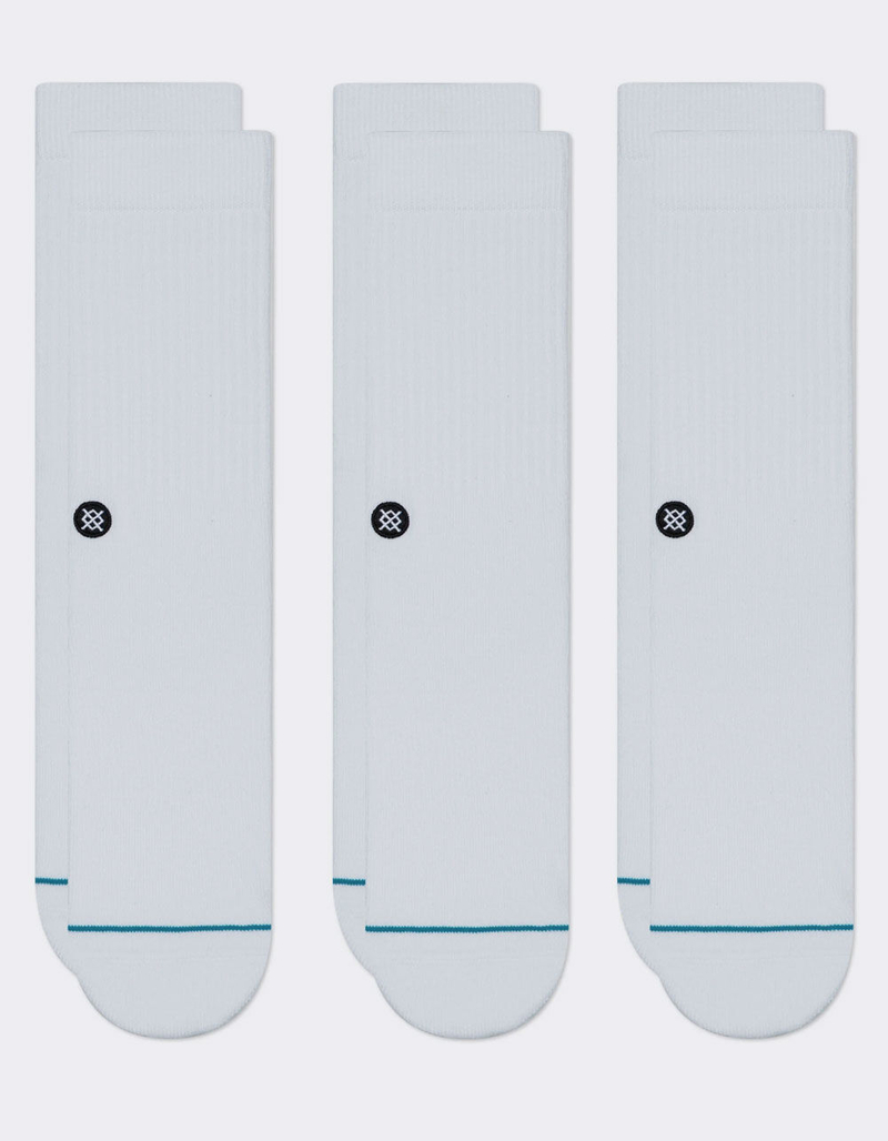 STANCE Icon 3 Pack Mens Crew Socks image number 0