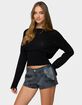 EDIKTED Tezi Boat Neck Light Knit Top image number 1