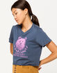 FULL TILT Don't Feed The Animals Womens Crop Tee image number 1