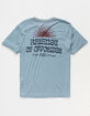 RVCA Set Rise Boys Heather Blue T-Shirt image number 1