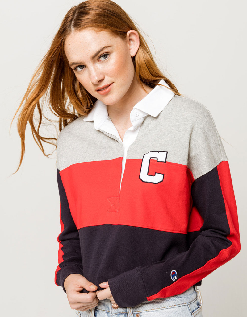 CHAMPION Rugby Womens Crop Polo Shirt image number 0