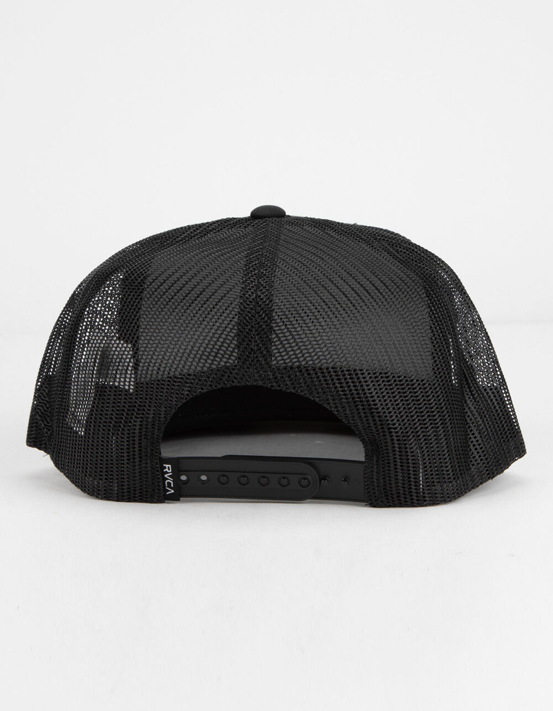 RVCA Sphere Black Mens Trucker Hat image number 1
