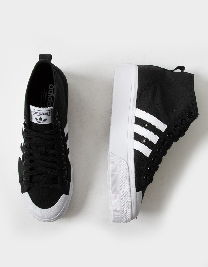 ADIDAS Nizza Womens Mid Platform Shoes image number 4