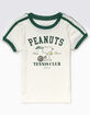 RSQ x Peanuts Double Stripe Girls Ringer Tee image number 2