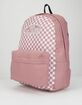 VANS Realm Nostalgia Rose Check Backpack image number 2