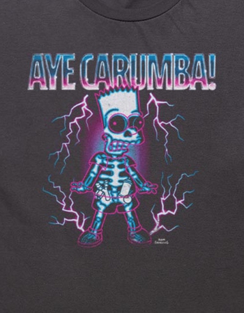 THE SIMPSONS Bart Lightning Unisex Tee Alternative Image