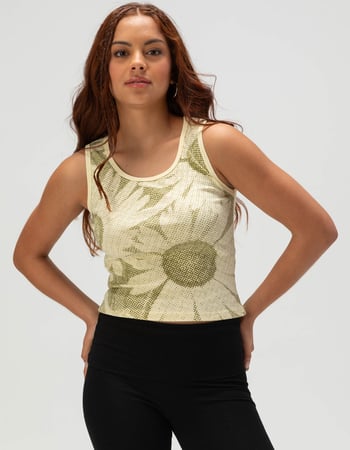 THRILLS Halftone Daze Y2K Womens Crop Tank Top Primary Image