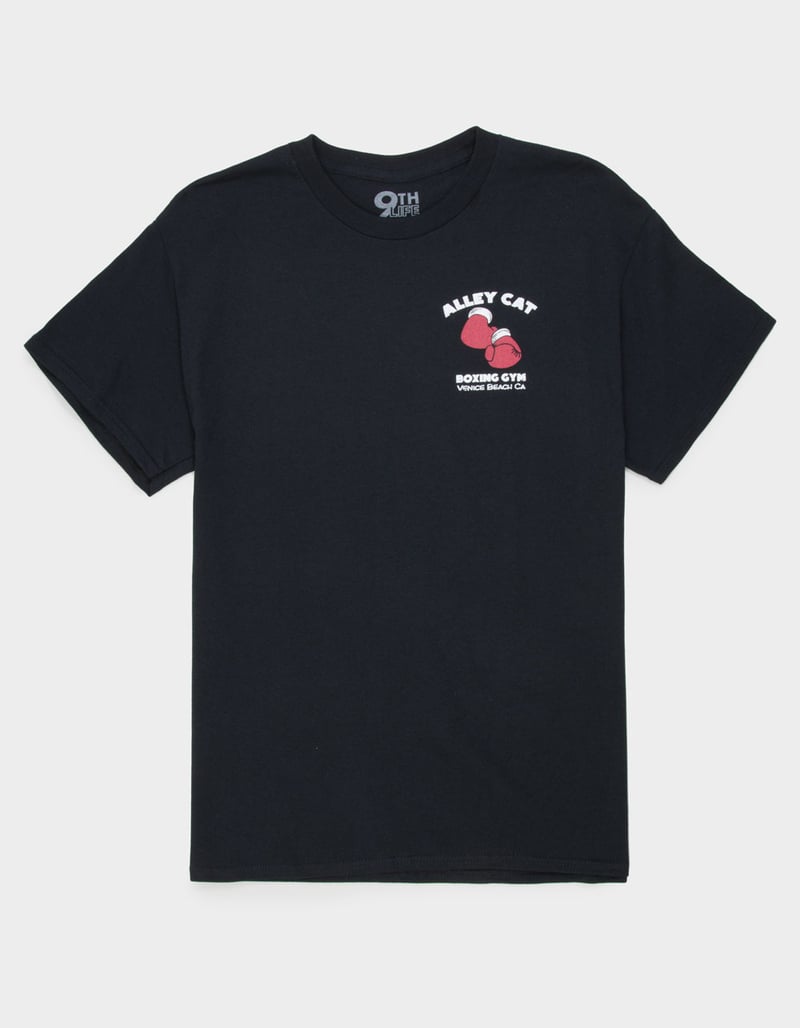 9TH LIFE Alley Cat Mens Tee - BLACK
