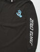 SANTA CRUZ Screaming Hand Black Mens T-Shirt image number 2