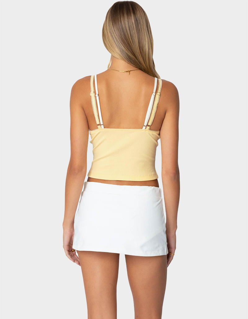 EDIKTED Lacey Layered Tank Top image number 4