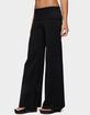 EDIKTED Angel Energy Sequin Foldover Pants image number 2