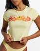 BILLABONG Summer Babe Womens Crop Tee image number 2
