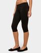 EDIKTED Ravena Foldover Capri Leggings image number 2