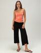 FULL TILT Womens Low Rise Gaucho Pants image number 5