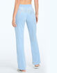 JUICY COUTURE OG Big Bling Womens Velour Track Pants image number 2