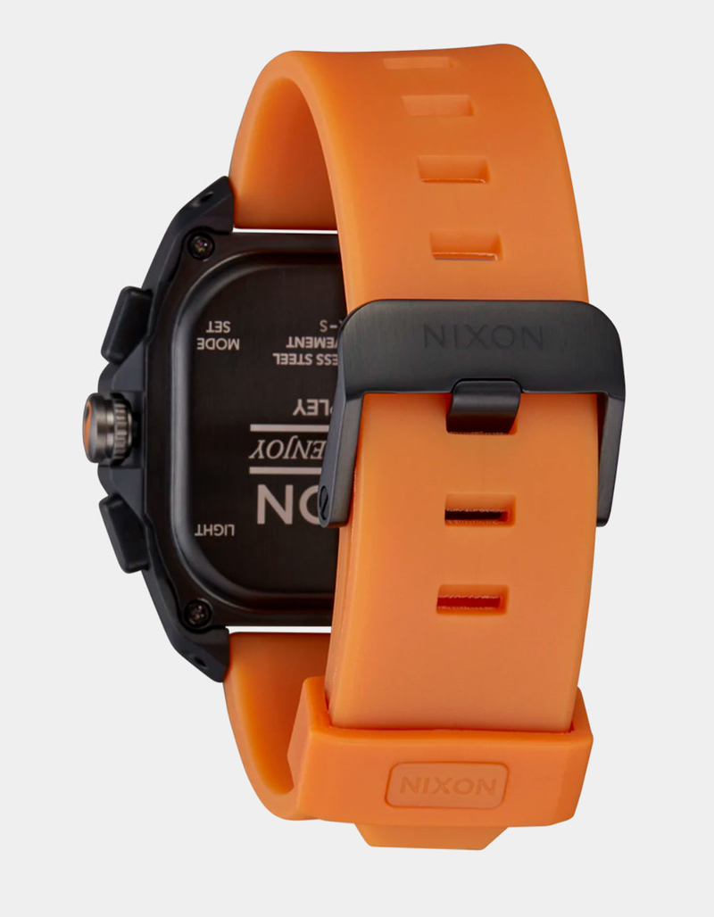 NIXON Ripley Black & Saffron Watch image number 1