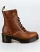 DR. MARTENS Leona Orleans Womens Leather Heeled Boots image number 2