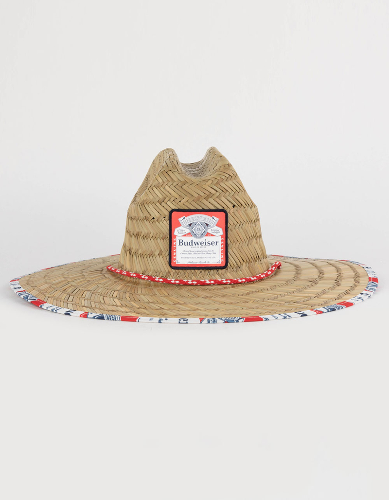 BUDWEISER Mens Lifeguard Straw Hat image number 0