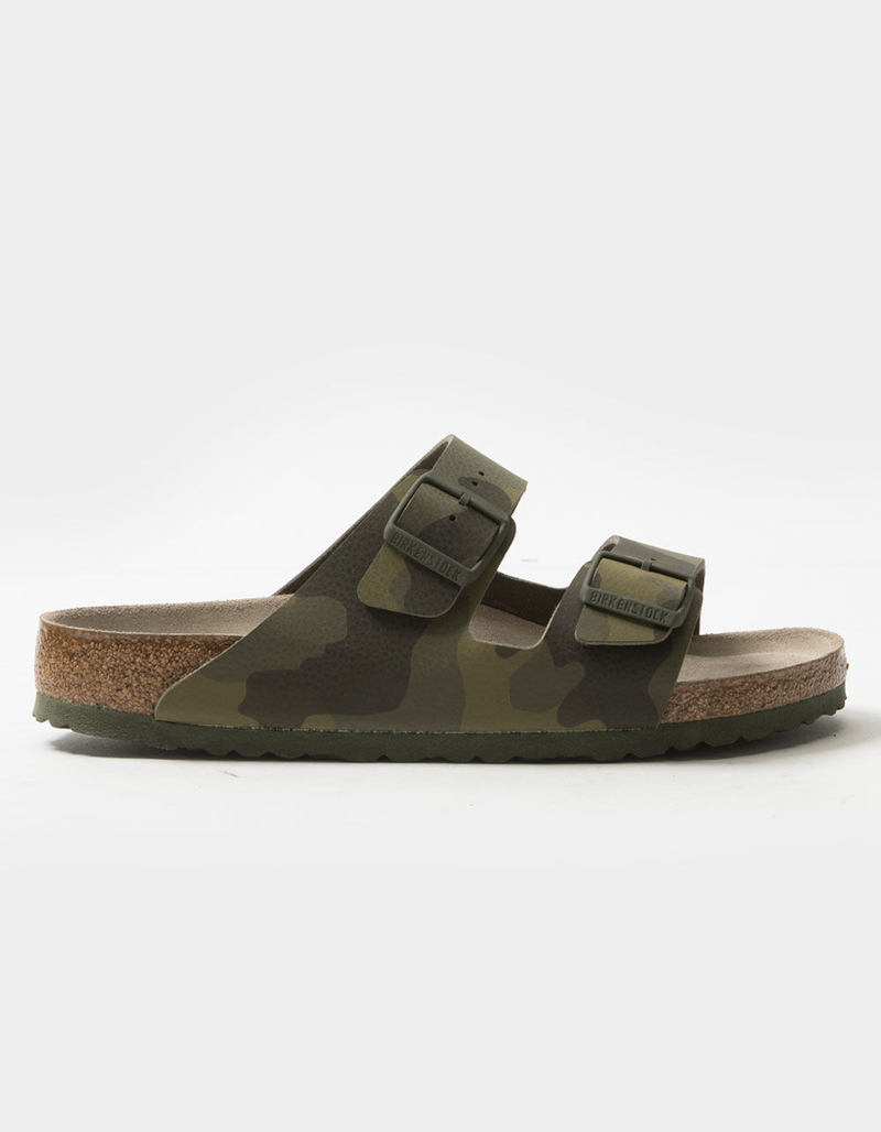 BIRKENSTOCK Arizona Soft Footbed Mens Desert Soil Camo Green Sandals image number 1