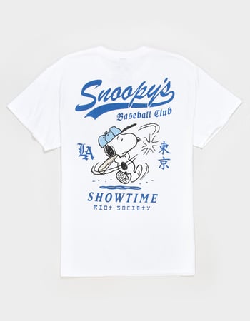 RIOT SOCIETY x Peanuts Baseball Mens Tee Primary Image