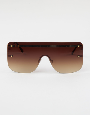 RSQ Rimless Shield Sunglasses Alternative Image