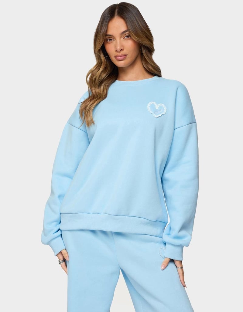 EDIKTED Love Edikted Oversized Sweatshirt image number 0