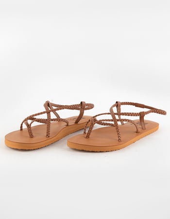 BILLABONG Crossing By Womens Braided Sandals BILLABONG Crossing By Womens Braided Sandals Primary Image