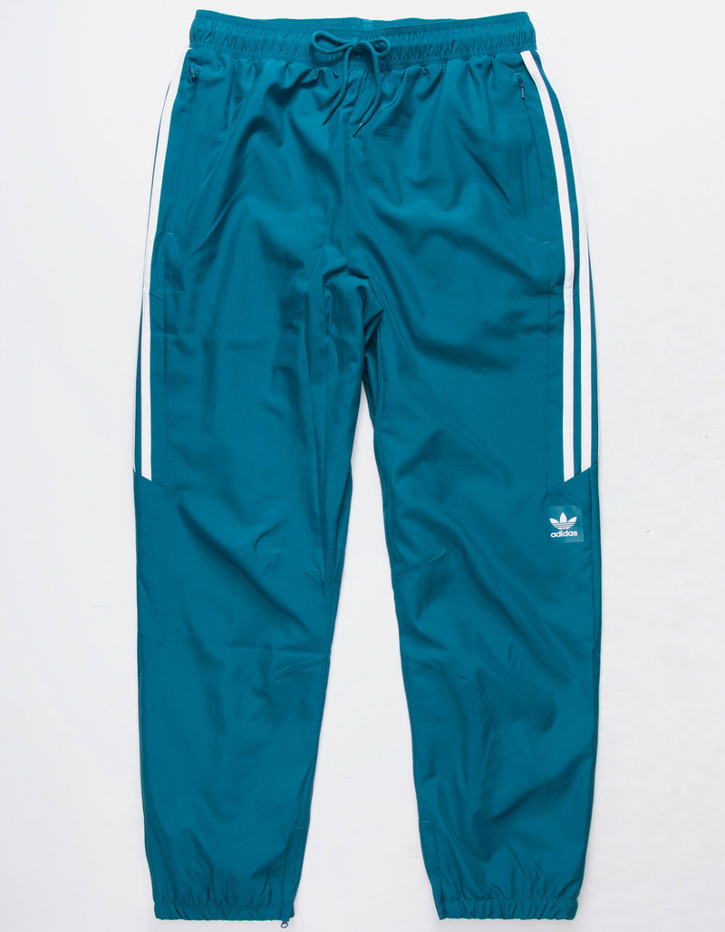 ADIDAS Classic Wind Teal Blue Mens Track Pants image number 3