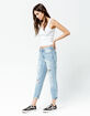 RSQ Boyfriend Medium Blast Womens Ripped Jeans image number 5