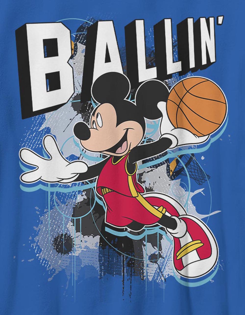DISNEY Mickey Mouse Ballin' Unisex Kids Tee image number 1
