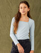 RSQ Girls Solid Shrug Top image number 1
