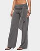 EDIKTED Xyla Straight Leg Tie Pants image number 2