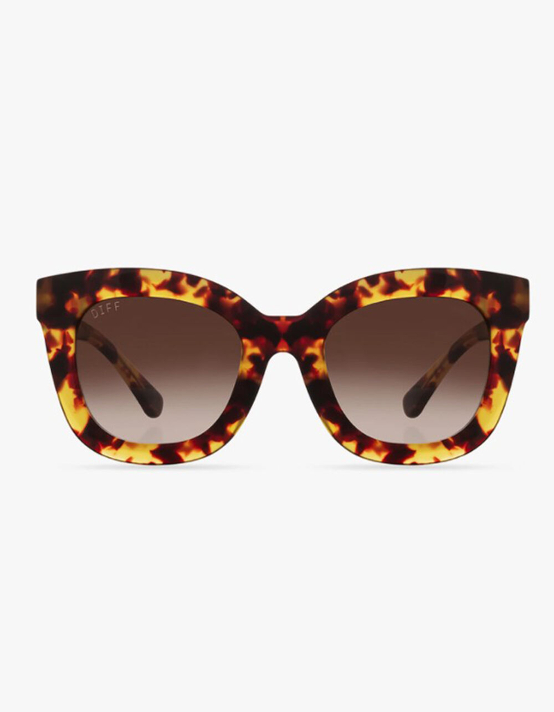 DIFF EYEWEAR Noemi Amber Tortoise Sunglasses image number 1