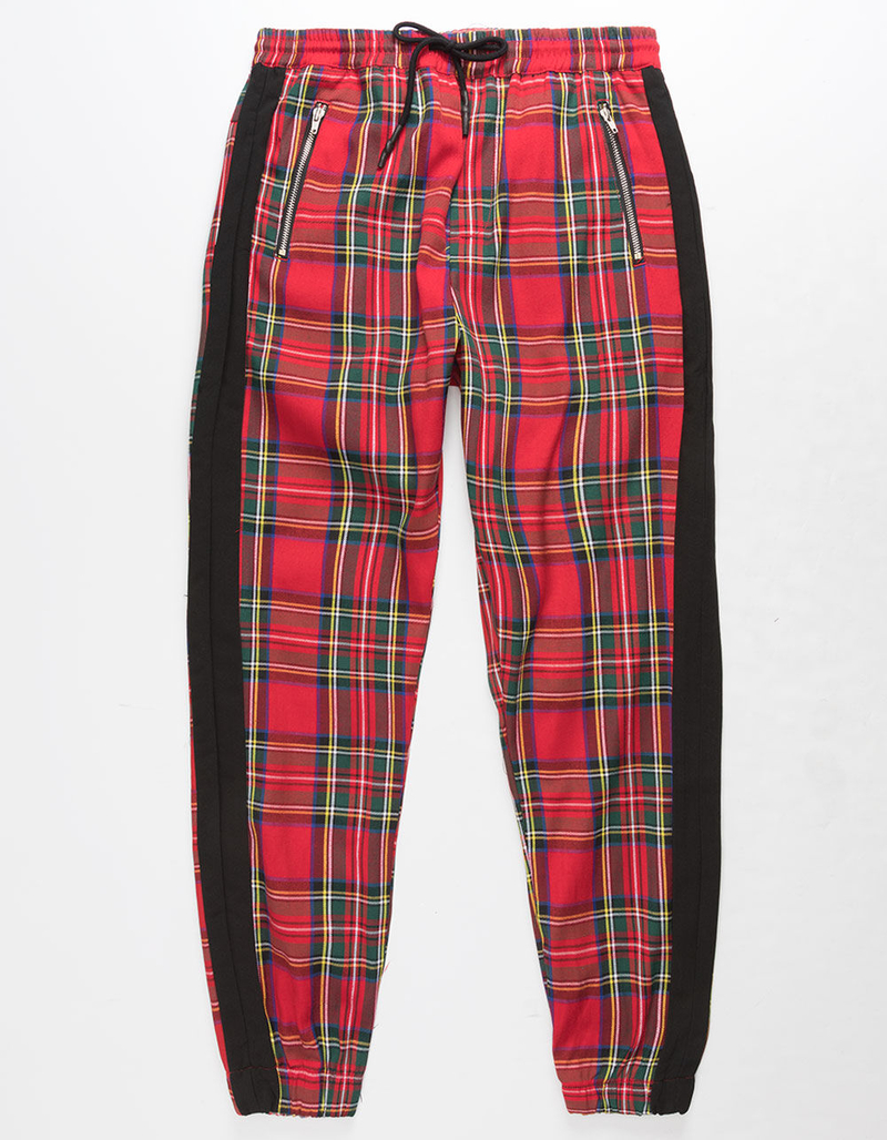 EAST POINTE Nicki Plaid Mens Jogger Pants image number 3