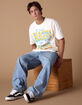 THE WILD COLLECTIVE Los Angeles Chargers Player Mens Boxy Tee image number 4