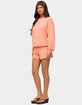 EDIKTED Baila Waffle Shorts image number 4