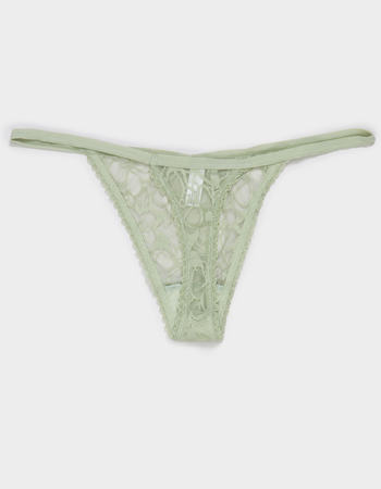 FULL TILT All Over Floral Lace Thong Alternative Image