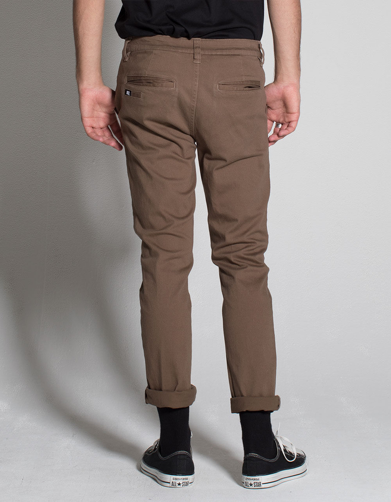 RSQ London Mens Skinny Stretch Chino Pants image number 3