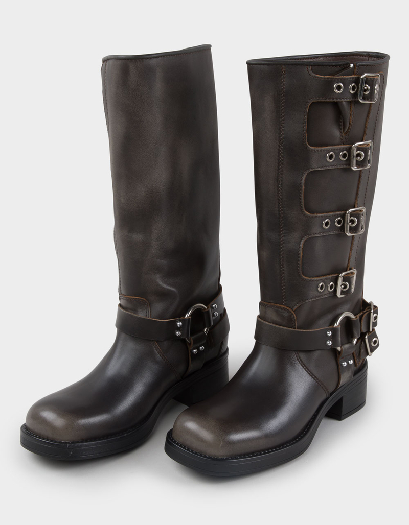 STEVE MADDEN Rocky Womens Leather Boots image number 0