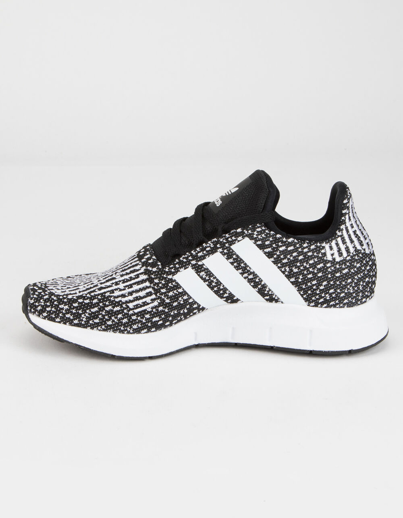 ADIDAS Swift Run Boys Black & White Shoes image number 3