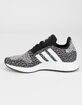 ADIDAS Swift Run Boys Black & White Shoes image number 4