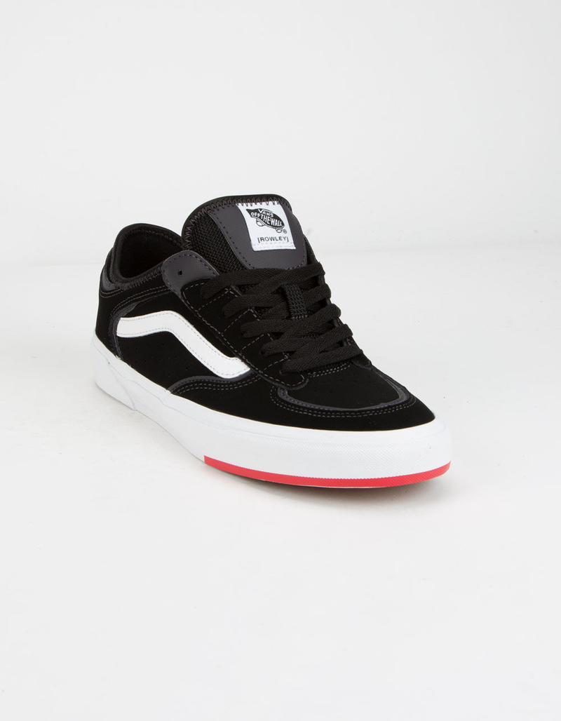 VANS Rowley Classic Black & Red Shoes image number 1