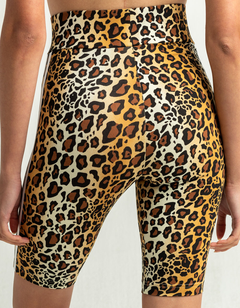 ADIDAS Leopard Womens Biker Shorts image number 2